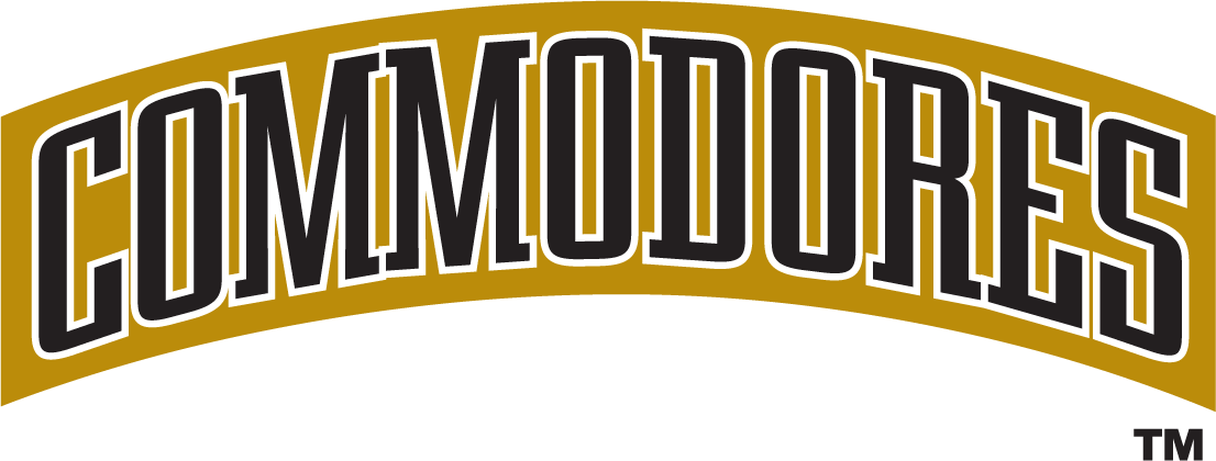 Vanderbilt Commodores 1999-2004 Wordmark Logo v2 t shirts iron on transfers